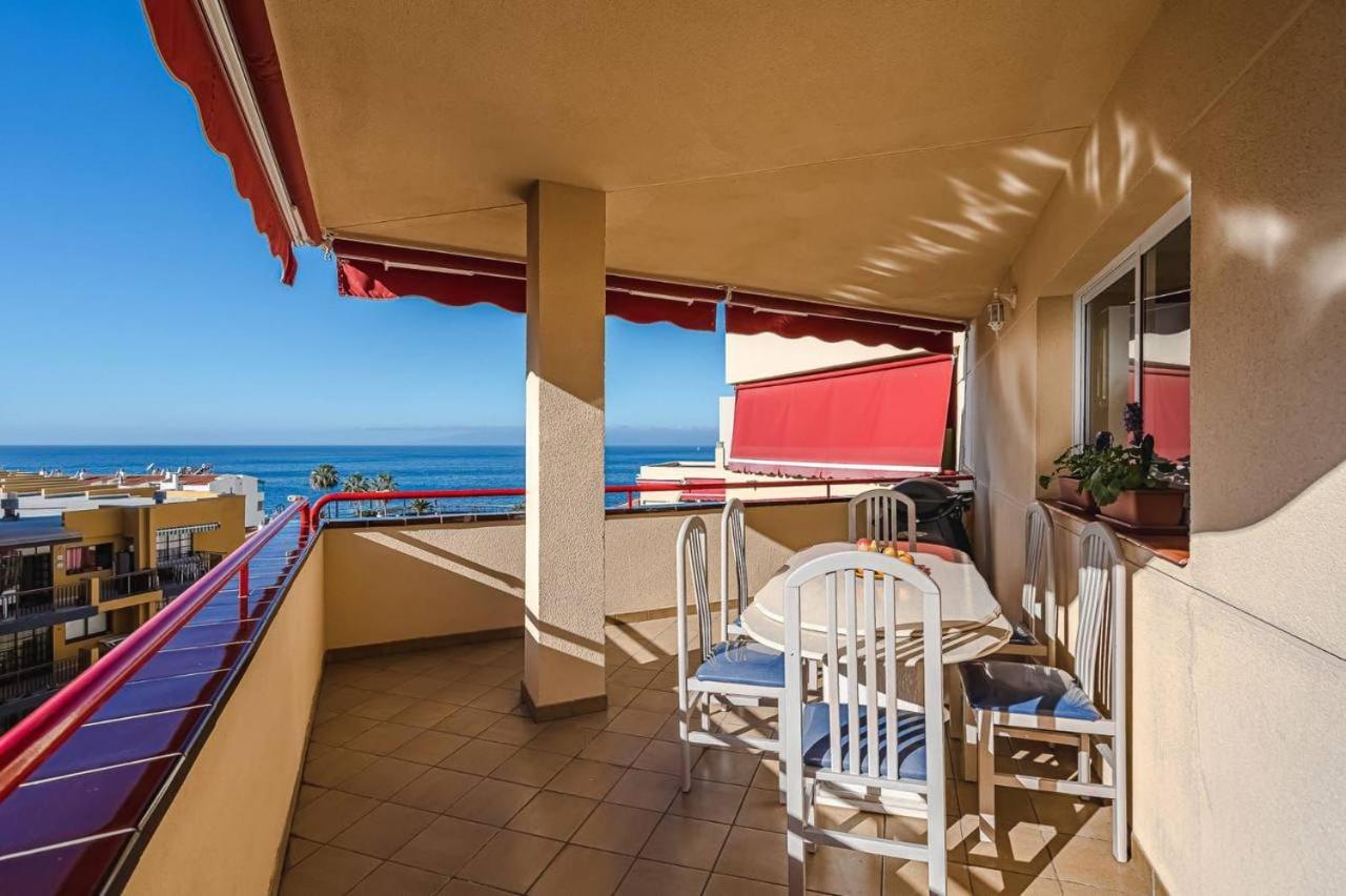 Cozy Beachfront Flat With Pool & Panoramic Sea View Terrace Appartement Puerto de Santiago  Buitenkant foto